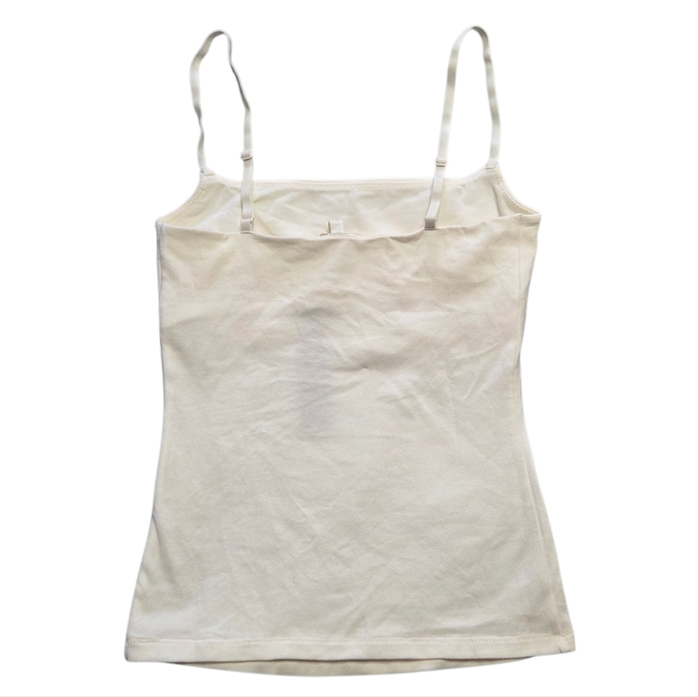 Skims Cotton Jersey Cami Tank Top Shirt Marble White XSmall NWT - Picture 3 of 4